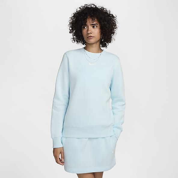 Baby blue nike hoodie womens shop